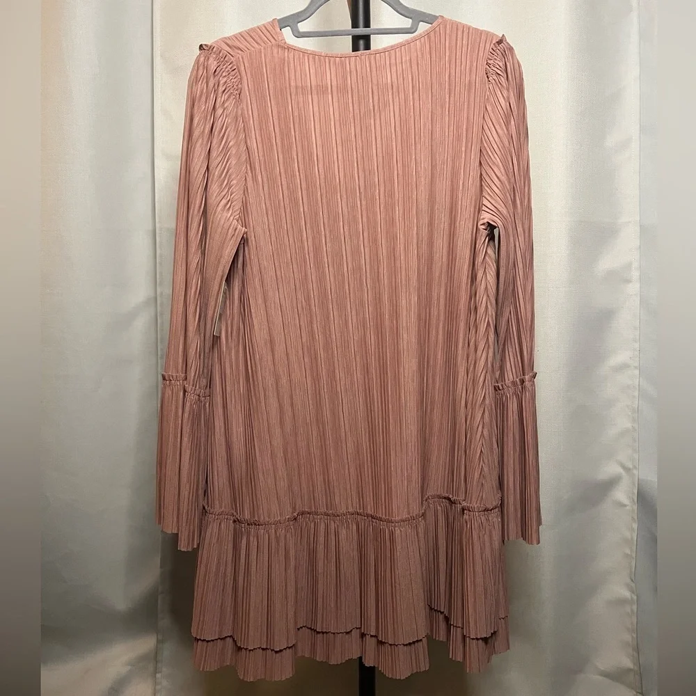 Free People Can’t Help It Clay Pink Mini Dress Medium - Picture 6 of 15